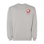 Unisex crew neck jumper, cotton, 250 g/m2, Roly Jaya grey colour