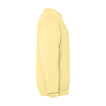 Unisex crew neck jumper, cotton, 250 g/m2, Roly Jaya yellow colour