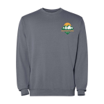 Unisex crew neck jumper, cotton, 250 g/m2, Roly Jaya dark grey colour