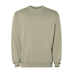 Unisex crew neck jumper, cotton, 250 g/m2, Roly Jaya khaki colour