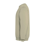 Unisex crew neck jumper, cotton, 250 g/m2, Roly Jaya khaki colour