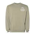 Unisex crew neck jumper, cotton, 250 g/m2, Roly Jaya khaki colour