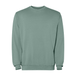 Unisex crew neck jumper, cotton, 250 g/m2, Roly Jaya dark green colour