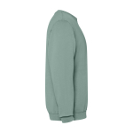 Unisex crew neck jumper, cotton, 250 g/m2, Roly Jaya dark green colour