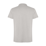 Unisex short sleeve polo, washed finish, 200 g/m2, Roly Cobain grey colour