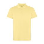 Unisex short sleeve polo, washed finish, 200 g/m2, Roly Cobain yellow colour