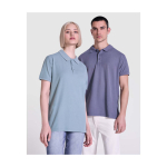Unisex short sleeve polo, washed finish, 200 g/m2, Roly Cobain yellow colour