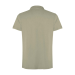 Unisex short sleeve polo, washed finish, 200 g/m2, Roly Cobain khaki colour