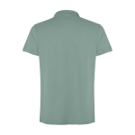 Unisex short sleeve polo, washed finish, 200 g/m2, Roly Cobain dark green colour