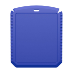 Rectangular ice scraper, recycled plastic blue colour