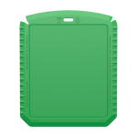 Rectangular ice scraper, recycled plastic green colour