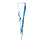 EU-made RPET lanyard with trigger clip main view