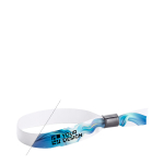 Polyester lanyard wristband for sublimation with safety fastener main view