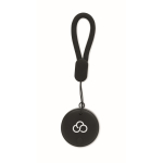 Smart locator with keyring compatible with Apple and Android black colour main view