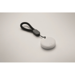 Smart locator with keyring compatible with Apple and Android white colour third photographic view