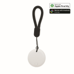 Smart locator with keyring compatible with Apple and Android white colour sixth view