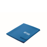  royal blue colour view with print area