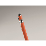 Recycled aluminium pen with rubber finish blue ink fourth photographic view