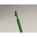 Recycled aluminium pen with rubber finish blue ink fourth photographic view