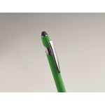 Recycled aluminium pen with rubber finish blue ink sixth photographic view