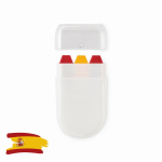 Body paint stick with different flags in case red colour second view