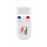 Body paint stick with different flags in case royal blue colour fourth main view