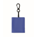 Color RPET cleaning cloth with hanging hook royal blue colour second view