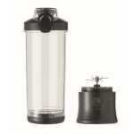 Portable rechargeable blender with spout lid 600 ml black colour third view