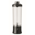Portable rechargeable blender with spout lid 600 ml black colour ninth view