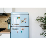 Rectangular PVC-laminated magnet for corporate branding white colour main ambient view