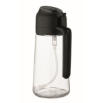 2-in-1 glass oil dispenser with cap 450ml black colour fifth view