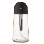 2-in-1 glass oil dispenser with cap 450ml black colour ninth view