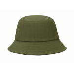 100% polyester corduroy beanie for embroidery 220 g/m² military green colour