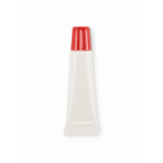 Vegan lip balm in tube with SPF10 vanilla 12 g red colour