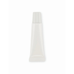 Vegan lip balm in tube with SPF10 vanilla 12 g white colour