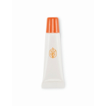 Vegan lip balm in tube with SPF10 vanilla 12 g orange colour main view