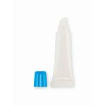 Vegan lip balm in tube with SPF10 vanilla 12 g turquoise colour second view