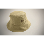Foldable waterproof nylon bucket hat UPF50+ khaki colour main view