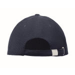 5-panel corduroy cap with adjustable closure 220 g/m² blue colour fifth view