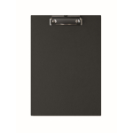 Lightweight cardboard clipboard with metal clip A4 black colour