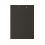 Lightweight cardboard clipboard with metal clip A4 black colour second view