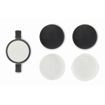 Round two-tier lunch box 250/700 ml with handles white colour sixth view