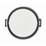 Round two-tier lunch box 250/700 ml with handles white colour ninth view