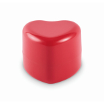 Vegan lip balm in heart-shaped case SPF10 vanilla red colour second view