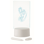 Acrylic LED board with aluminum base and white marker white colour fifth view