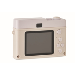 Rechargeable compact digital camera with 2” LCD screen beige colour second view