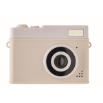 Rechargeable compact digital camera with 2” LCD screen beige colour tenth view
