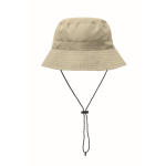 Water-repellent polyester bucket hat 64 g/m² khaki colour