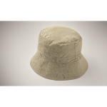 Water-repellent polyester bucket hat 64 g/m² khaki colour seventh photographic view