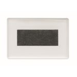 Rectangular magnetic acrylic photo frame for fridge transparent colour third view